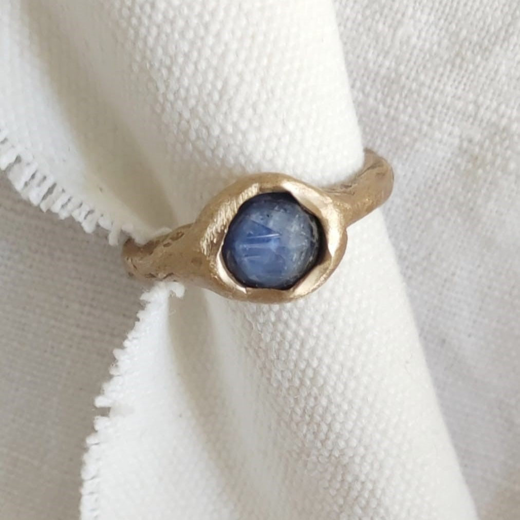 ANELLO MOOD CORINDONE BLU