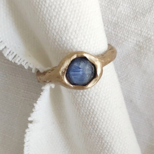 ANELLO MOOD CORINDONE BLU