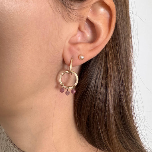 ORECCHINO ISOLA TORMALINE