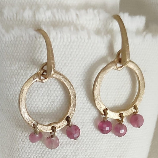 ORECCHINO ISOLA TORMALINE